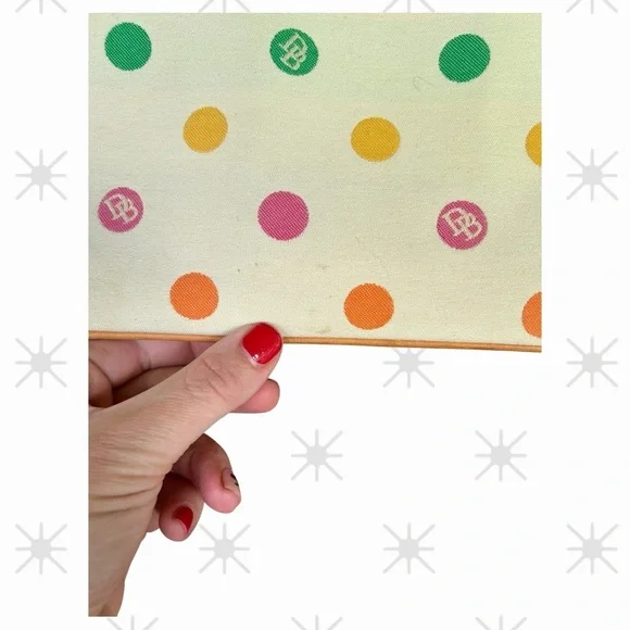 Dooney & Bourke Multicolor Polka Dot Shoulder Bag - Picture 5 of 6